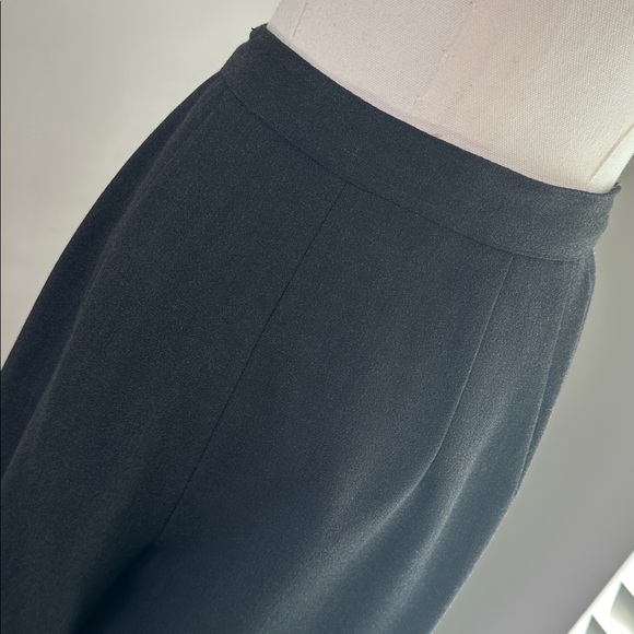 Vtg Talbots Wool Blend High Waist Pleated Trousers 30” Gray Dark Academia USA - Picture 5 of 11